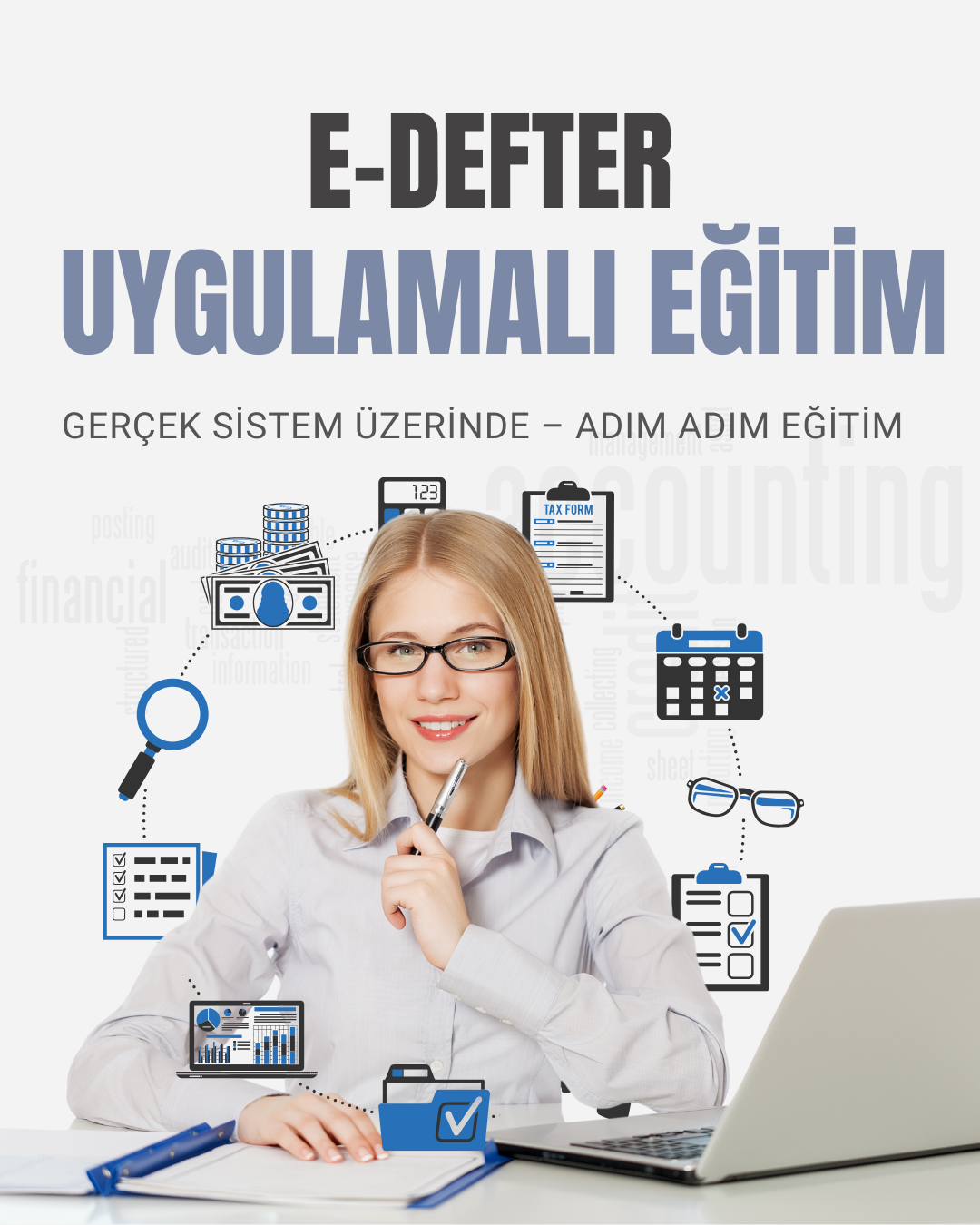 E-Defter Uygulamalı Eğitim Programı tanıtım görseli