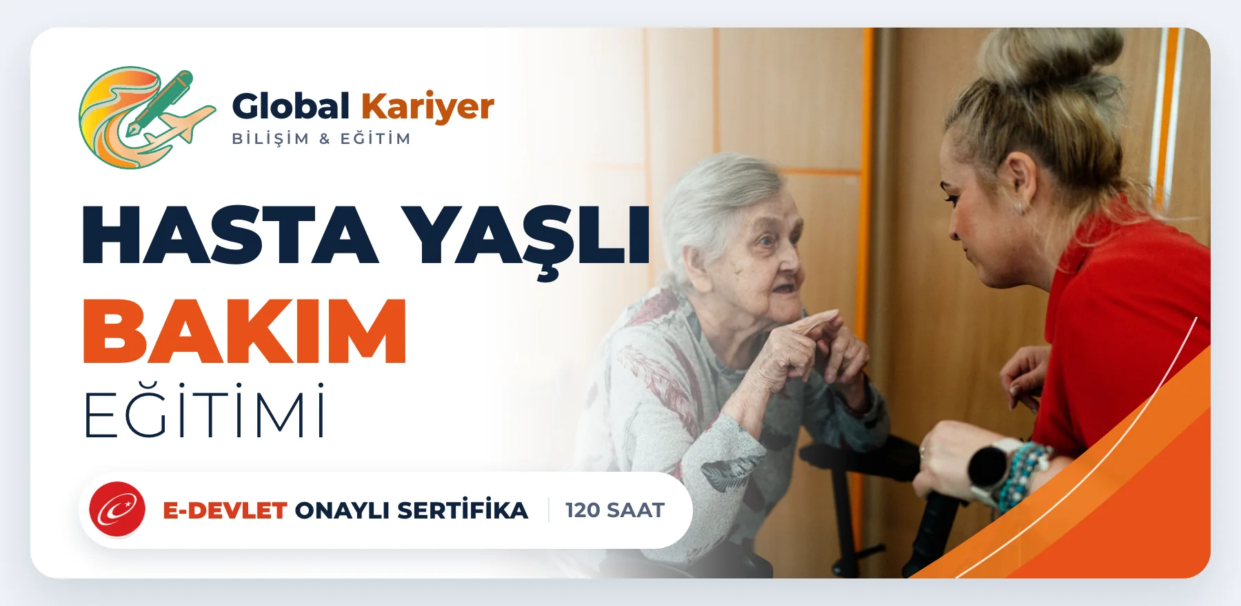 Hasta Yaşlı Bakım Eğitimi — e-Devlet onaylı sertifika programı