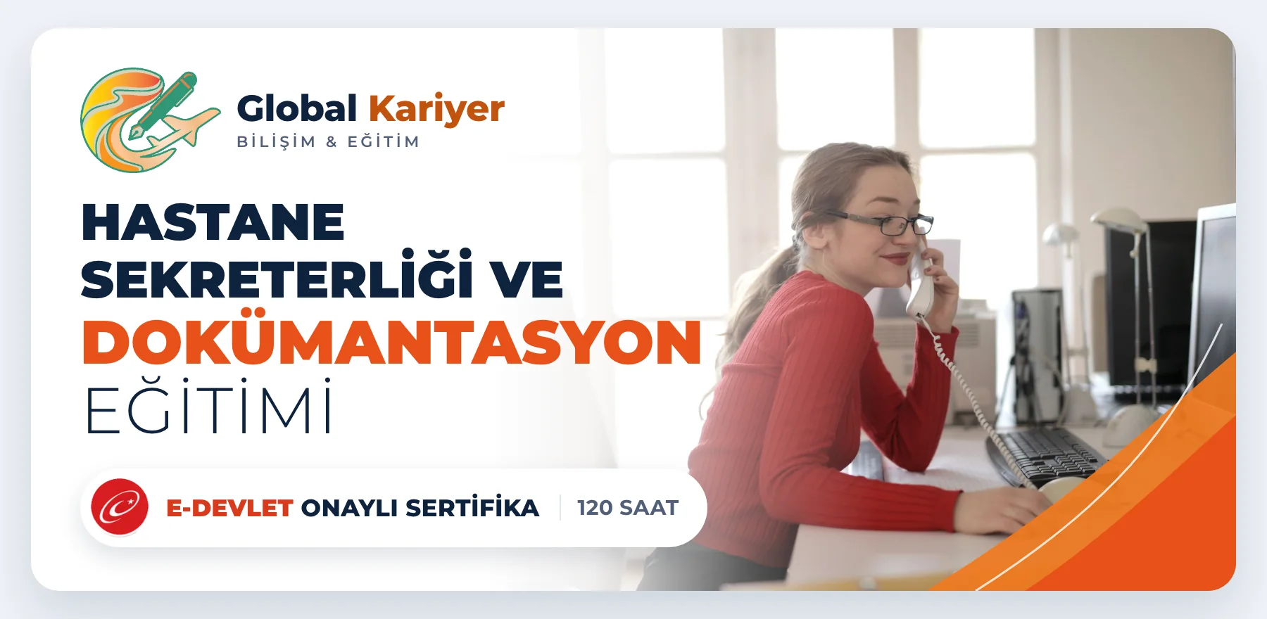 Hastane Sekreterliği ve Dokümantasyon Eğitimi — e-Devlet onaylı sertifika programı