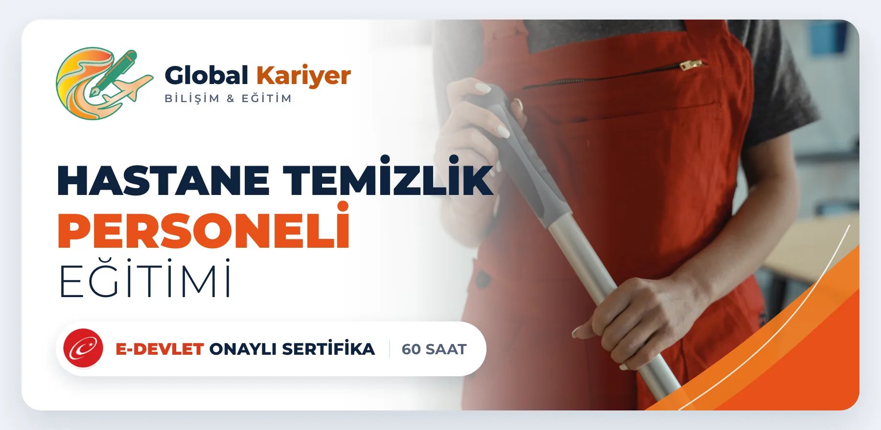 Hastane Temizlik Personeli Eğitimi — e-Devlet onaylı sertifika programı