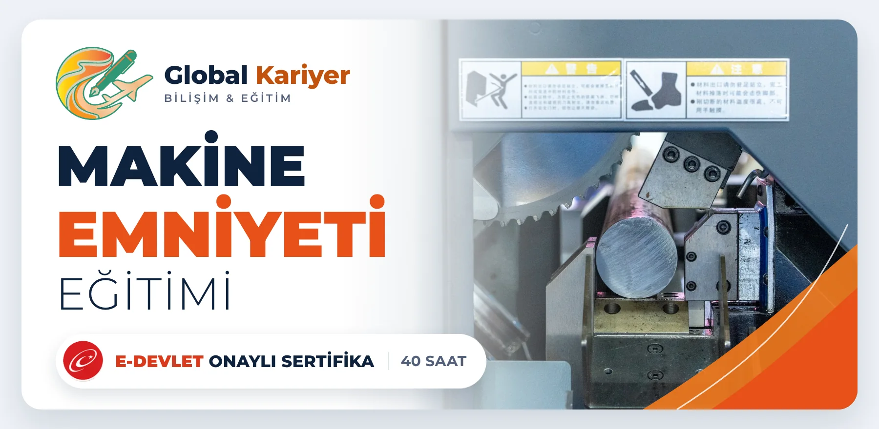 Makine Emniyeti Eğitimi — e-Devlet onaylı sertifika programı